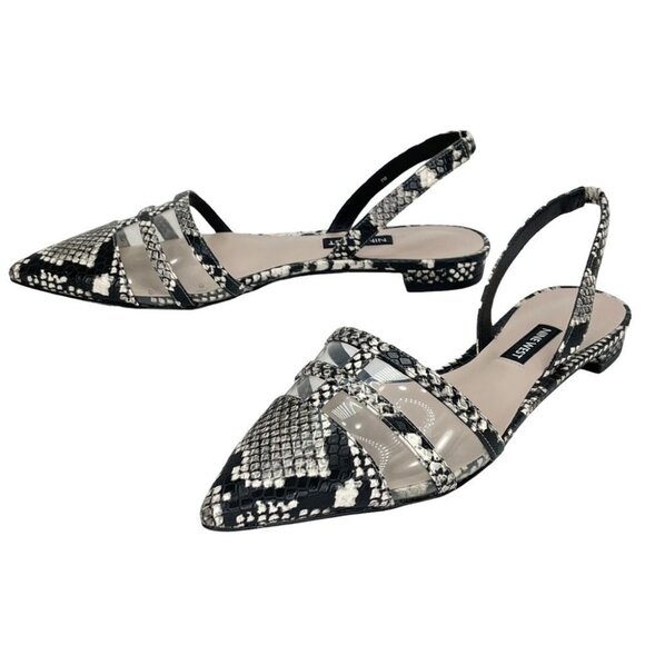 Nine West Available Faux Leather & Vinyl Womens Flats Size 7M - Picture 9 of 11